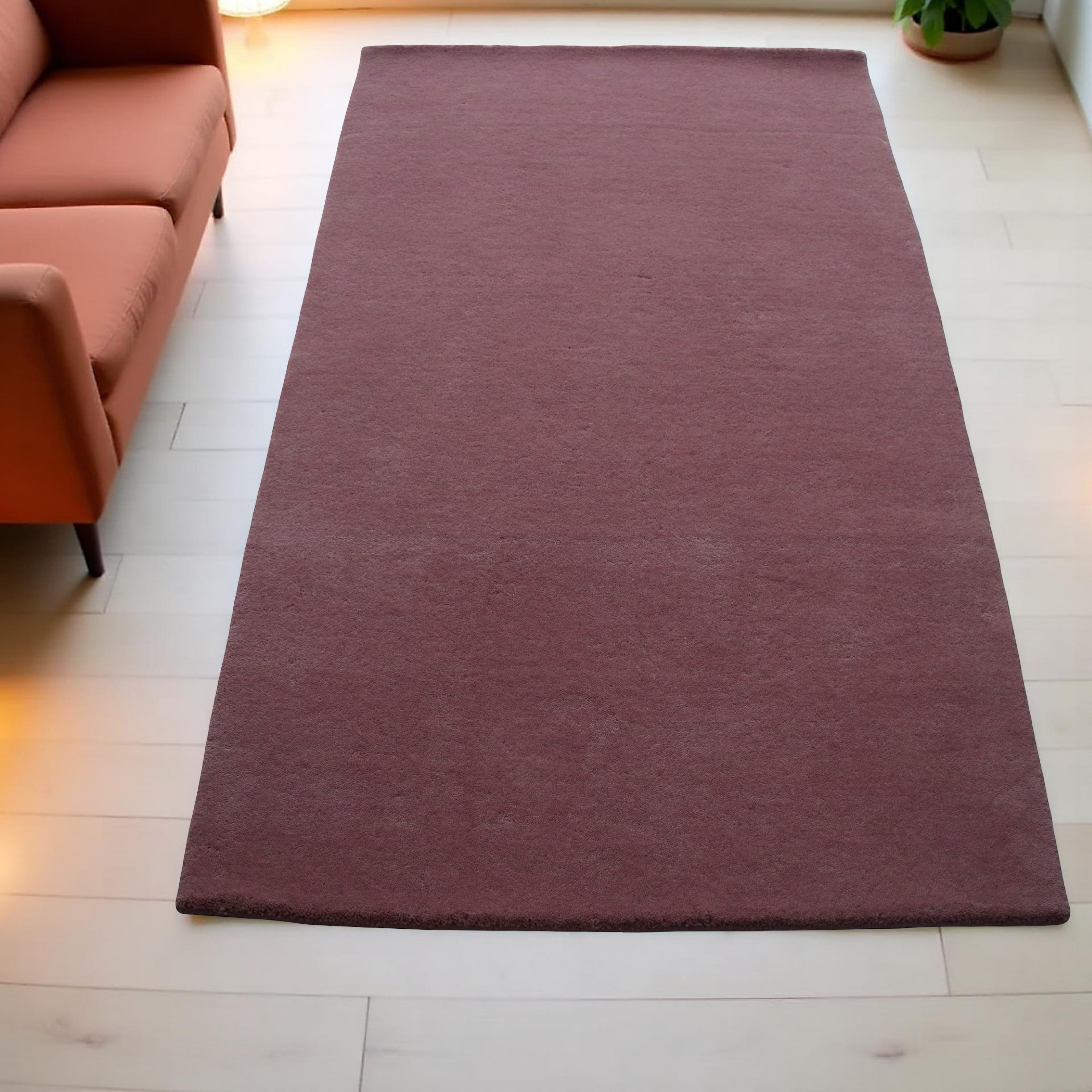 Baby Pink Handloom Rug