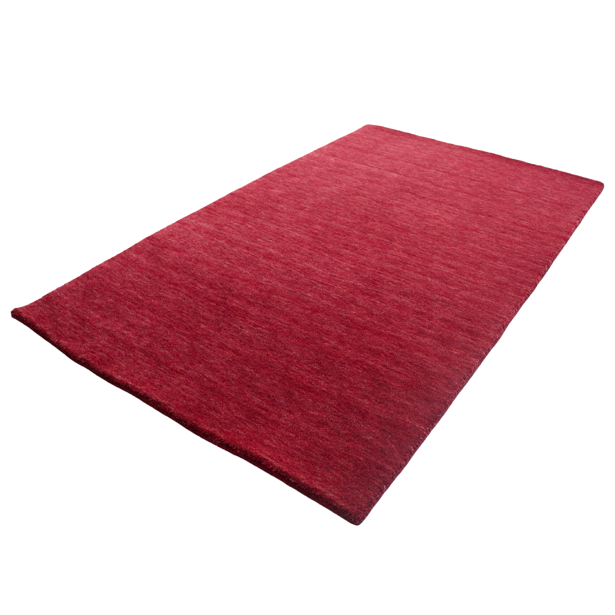 Bright Maroon Handloom Rug