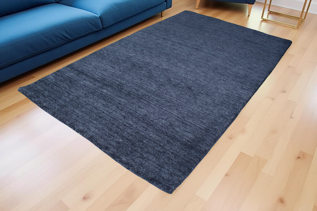 Dark Grey Handloom Rug