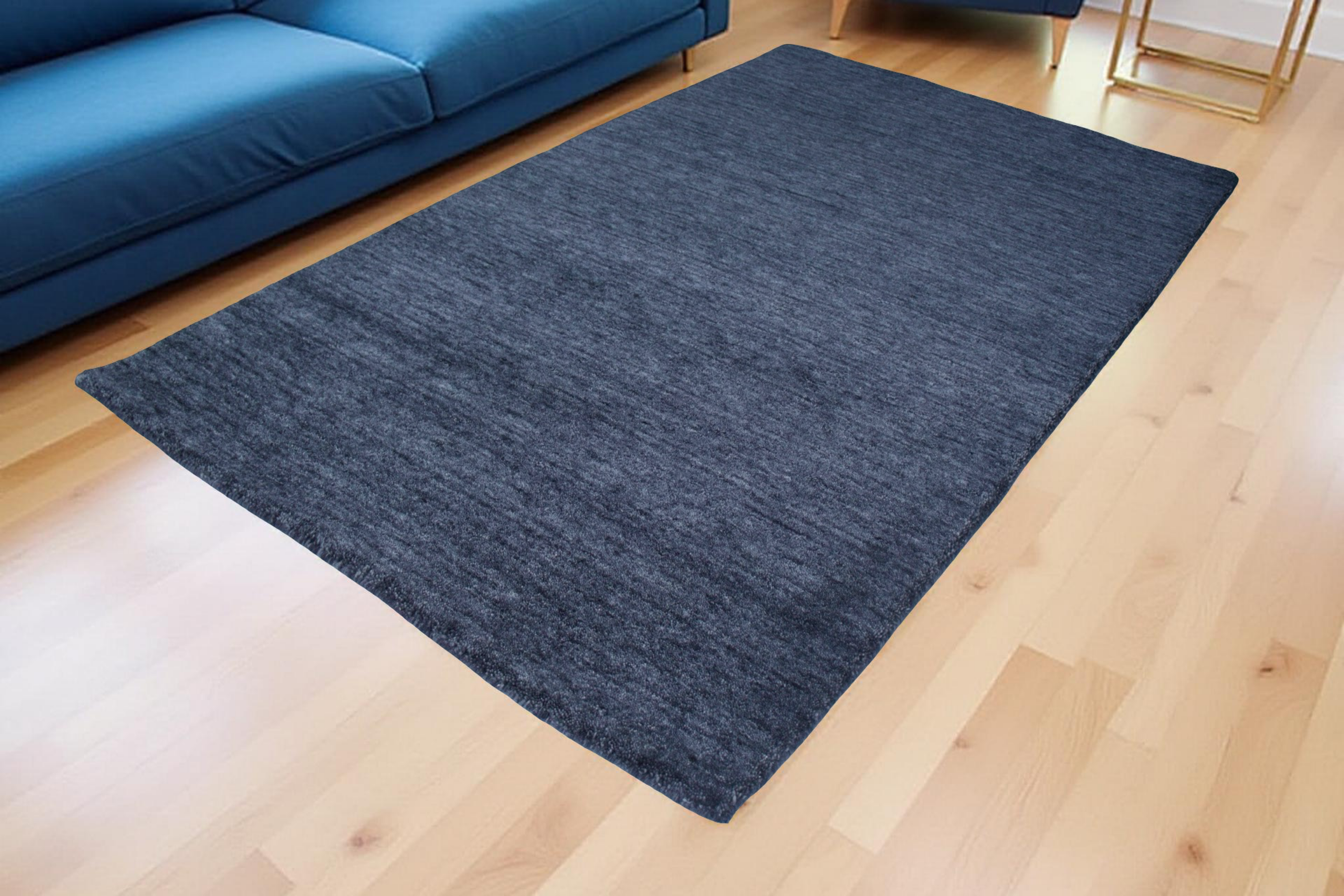 Dark Grey Handloom Rug