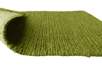 Green Chain Pattern Flat Weave Rug