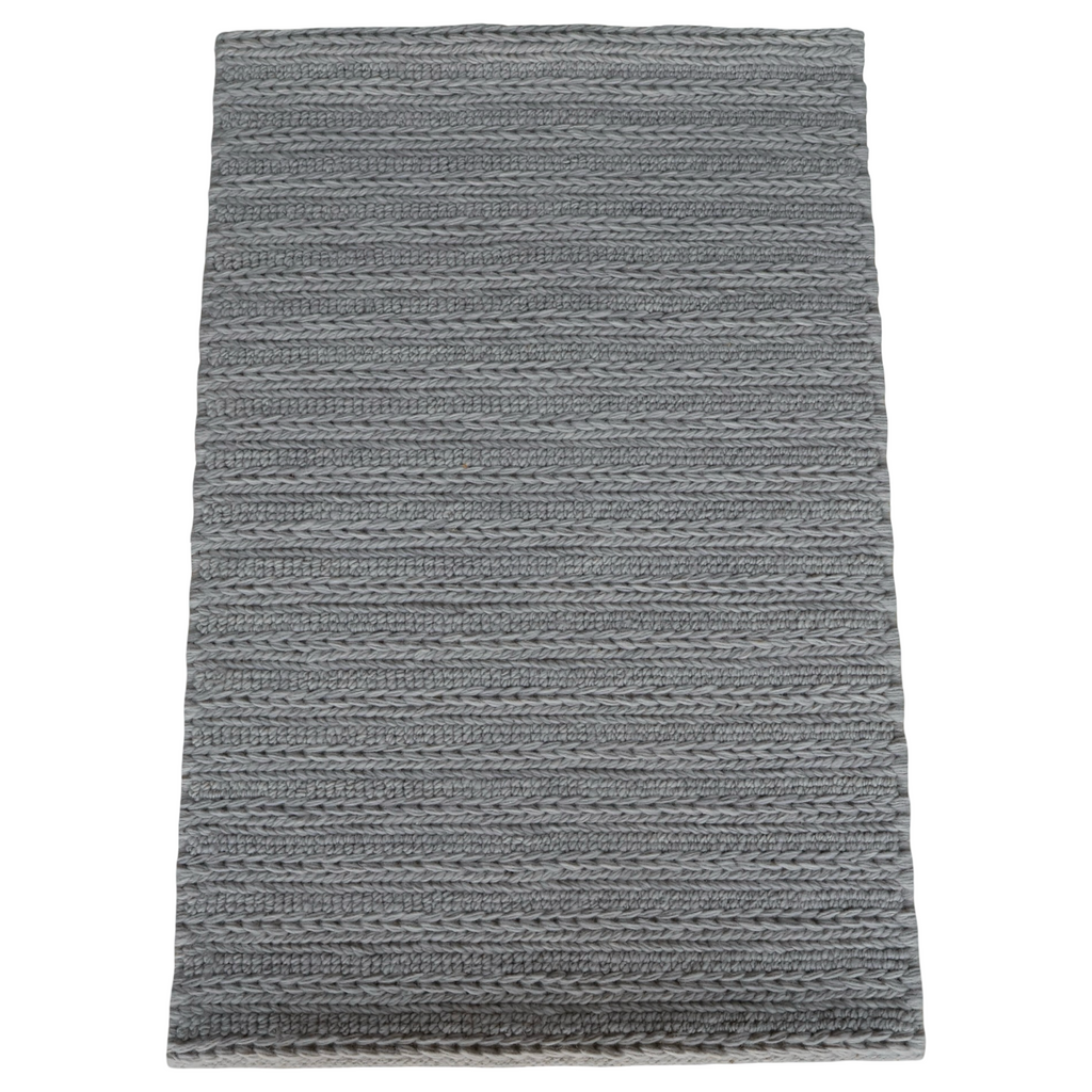 Lavender With Chain Pattern Flat Weave Rug