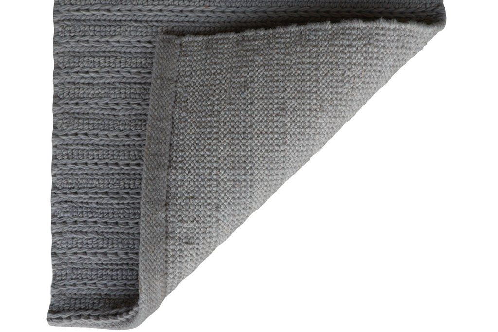 Lavender With Chain Pattern Flat Weave Rug