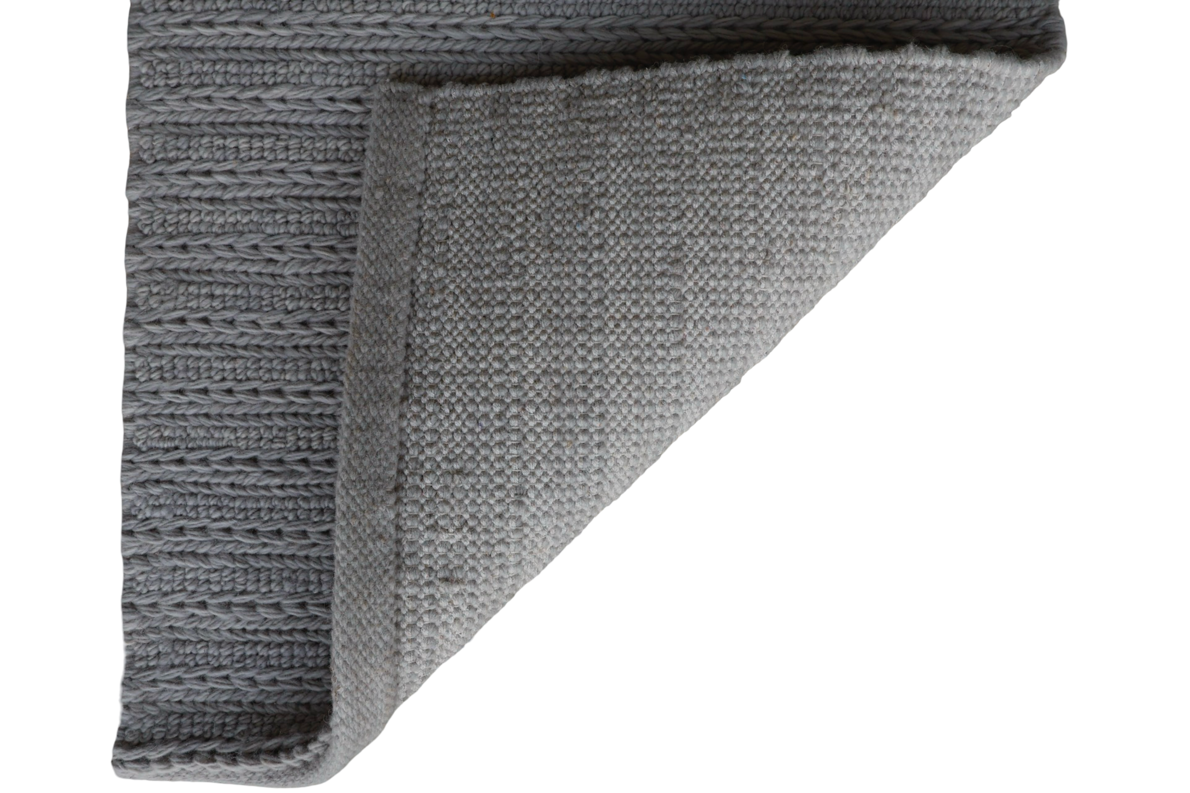 Lavender With Chain Pattern Flat Weave Rug