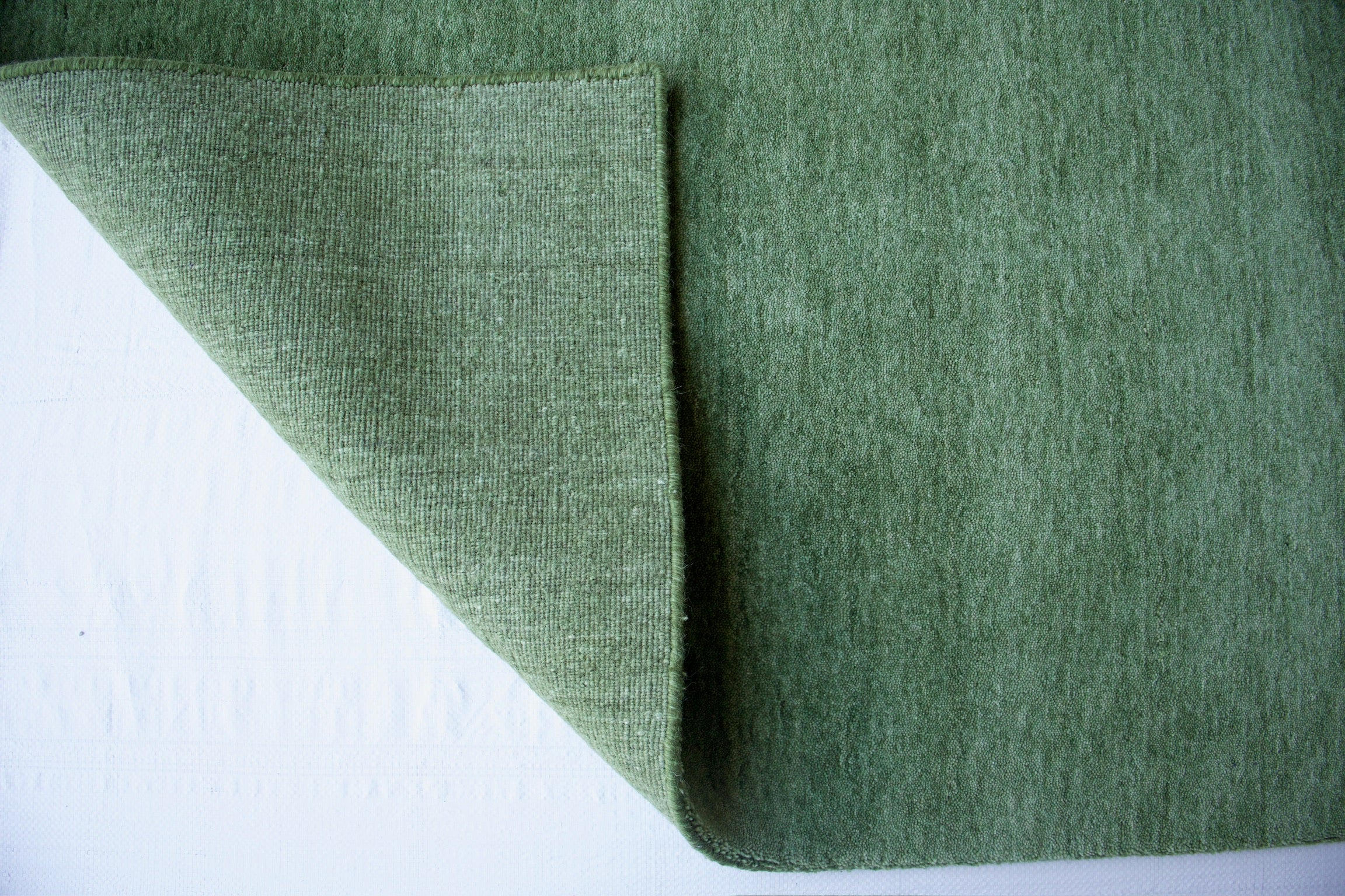 0live Green Handloom Rug