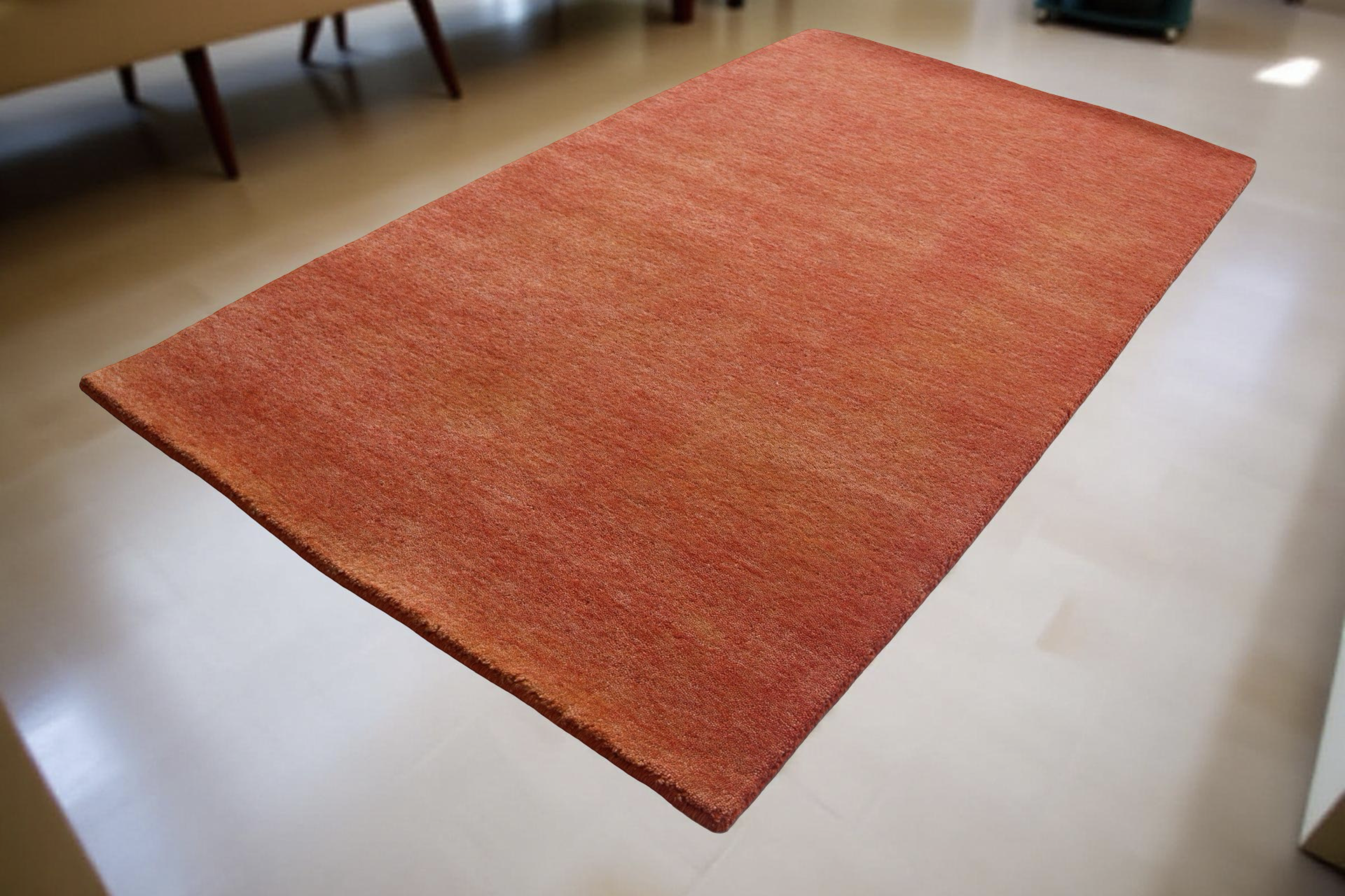 Orange Handloom Rug
