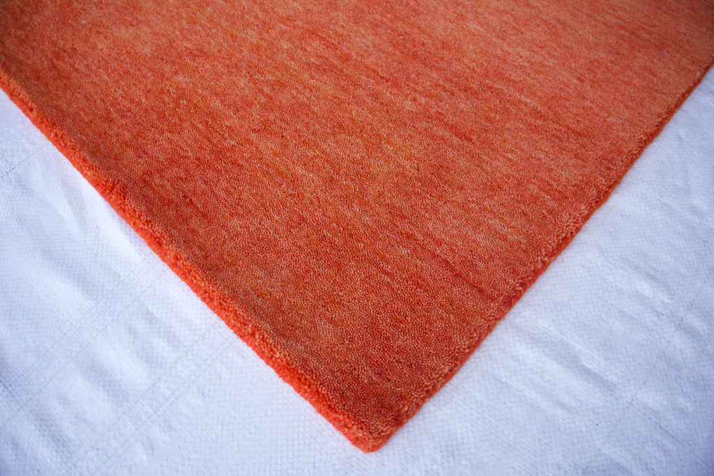 Orange Handloom Rug