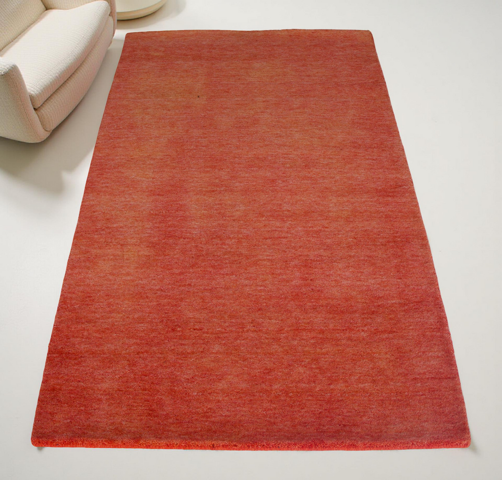 Orange Handloom Rug