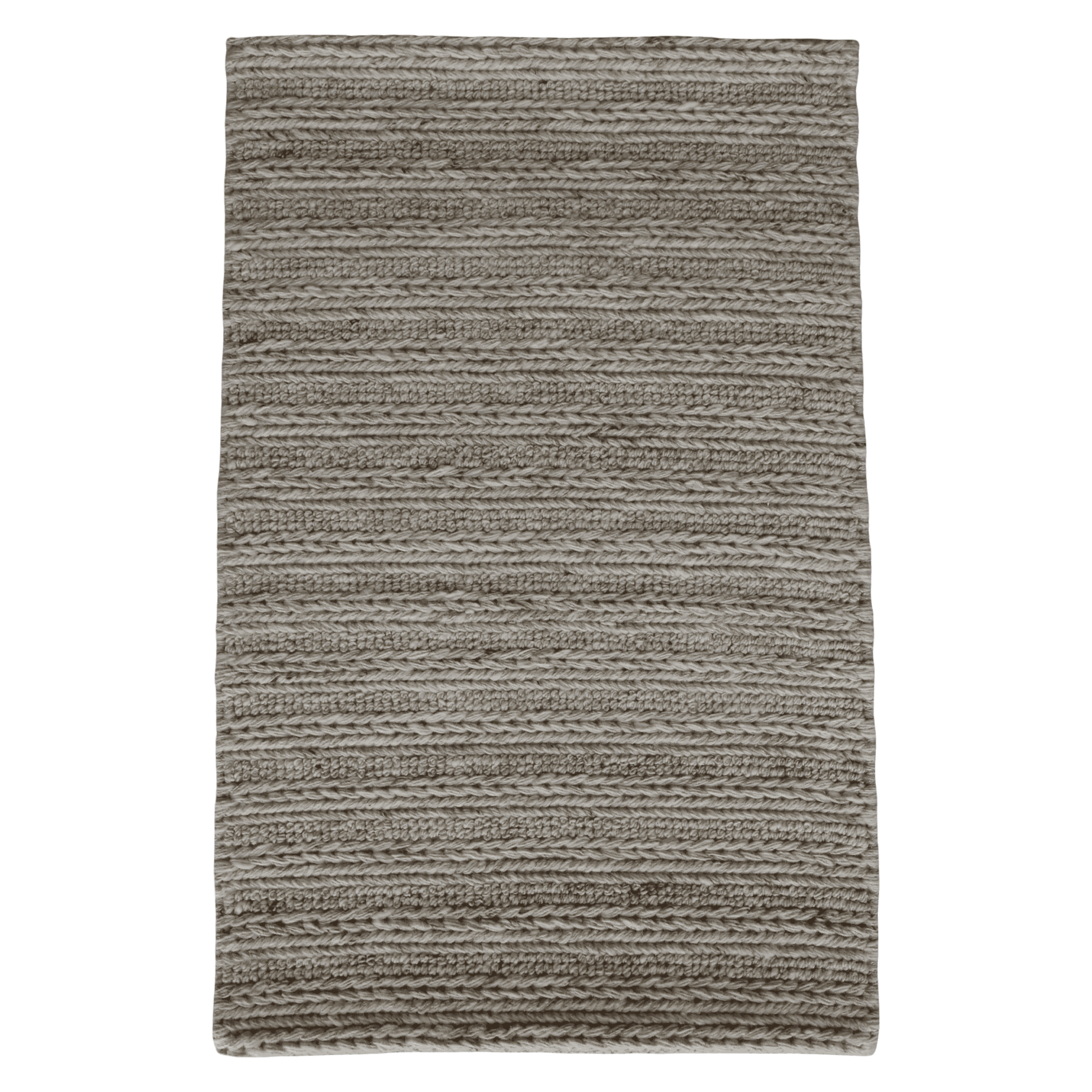 Sand With Chain Pattern Flat Weave Rug