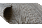 Sand With Chain Pattern Flat Weave Rug
