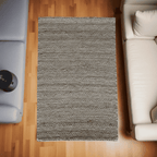 Sand With Chain Pattern Flat Weave Rug