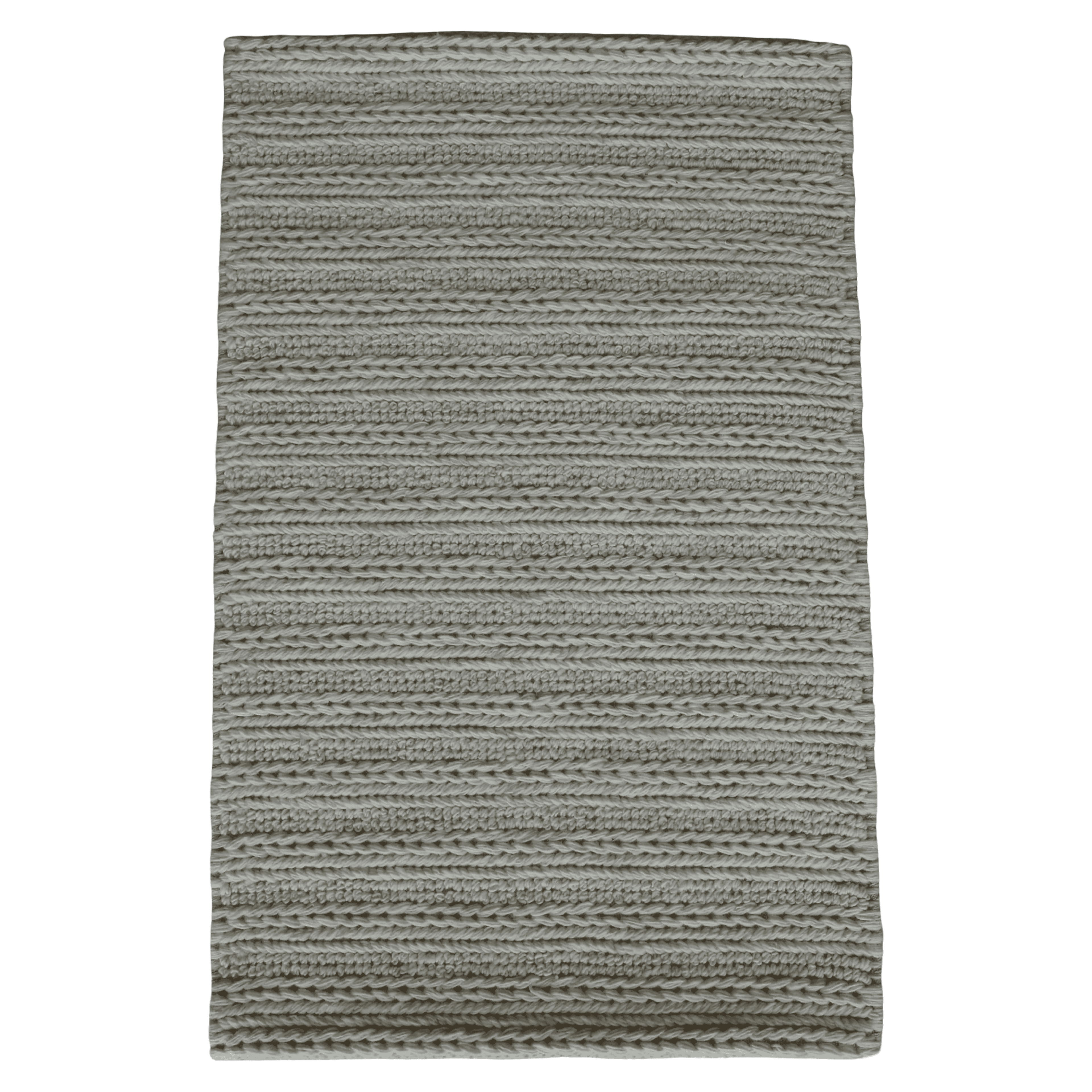 White With Chain Pattern Flat Weave Rug