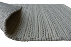 White With Chain Pattern Flat Weave Rug