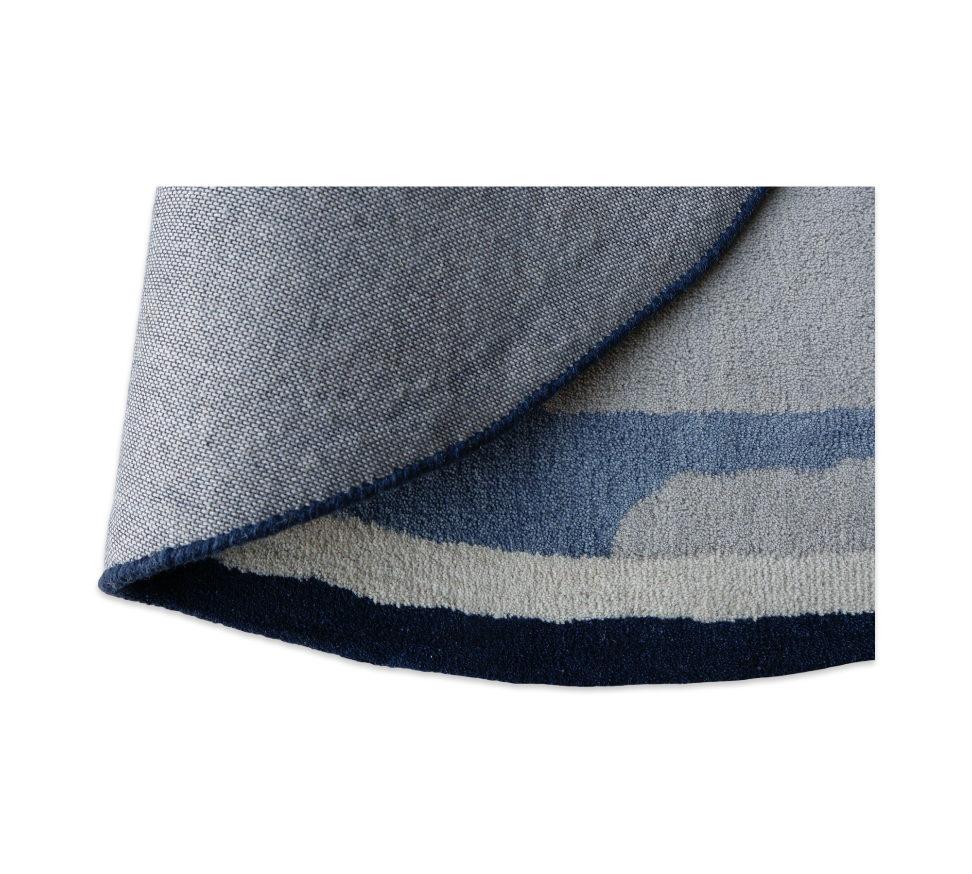 Blue Infinite Handtufted Rug