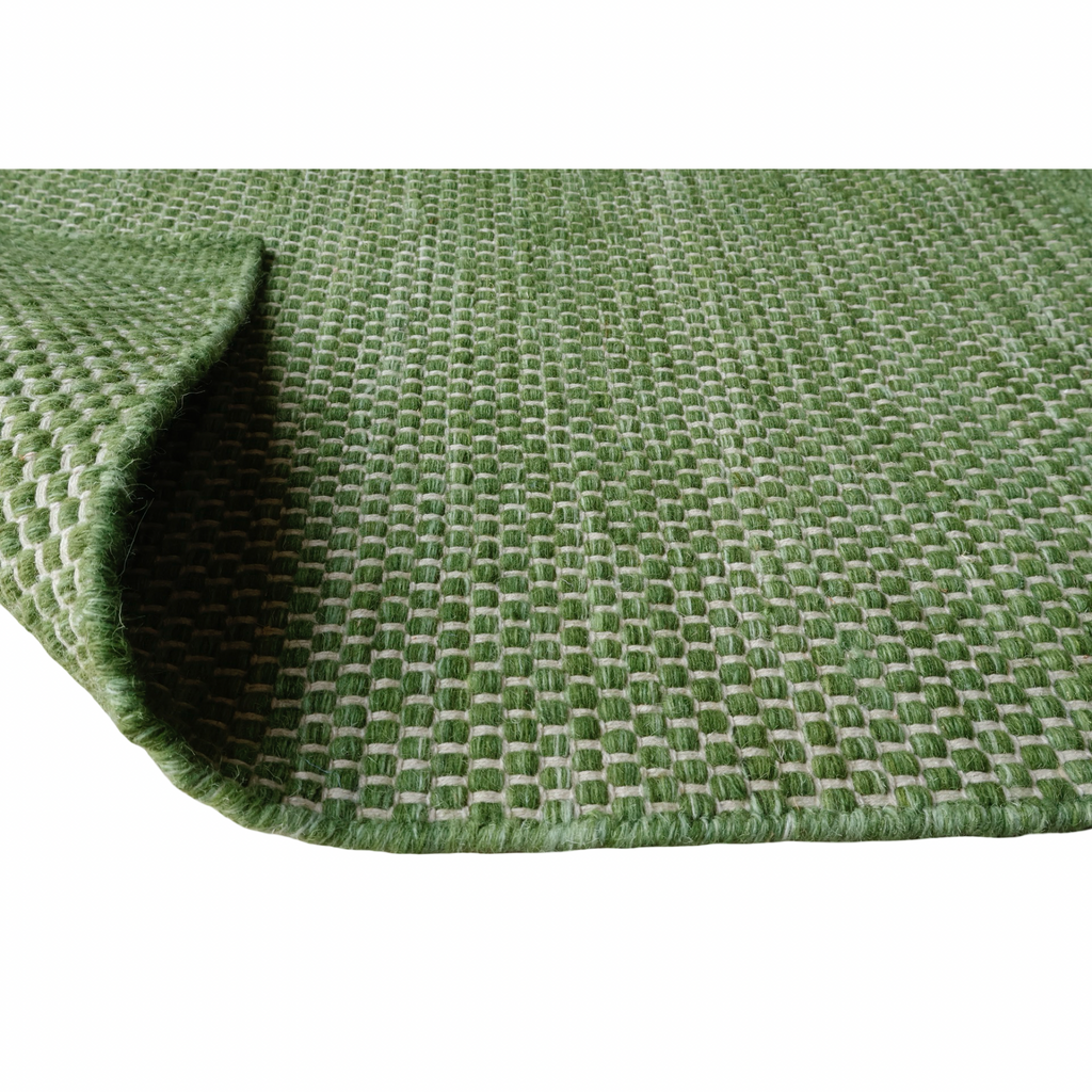 Honeycomb Pattern Flat Weave Rug