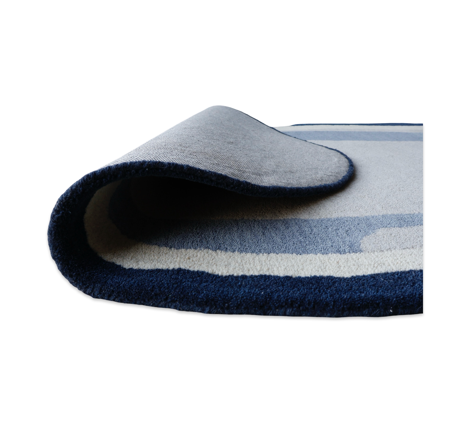 Blue Infinite Handtufted Rug