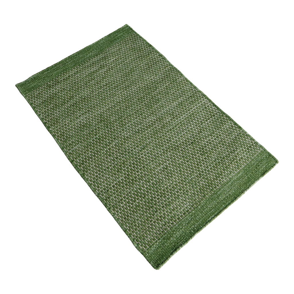 Honeycomb Pattern Flat Weave Rug