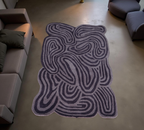 Amethyst Flux Handtufted Rug