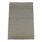 White Flat Weave Rug With Unique Texture On The Surface