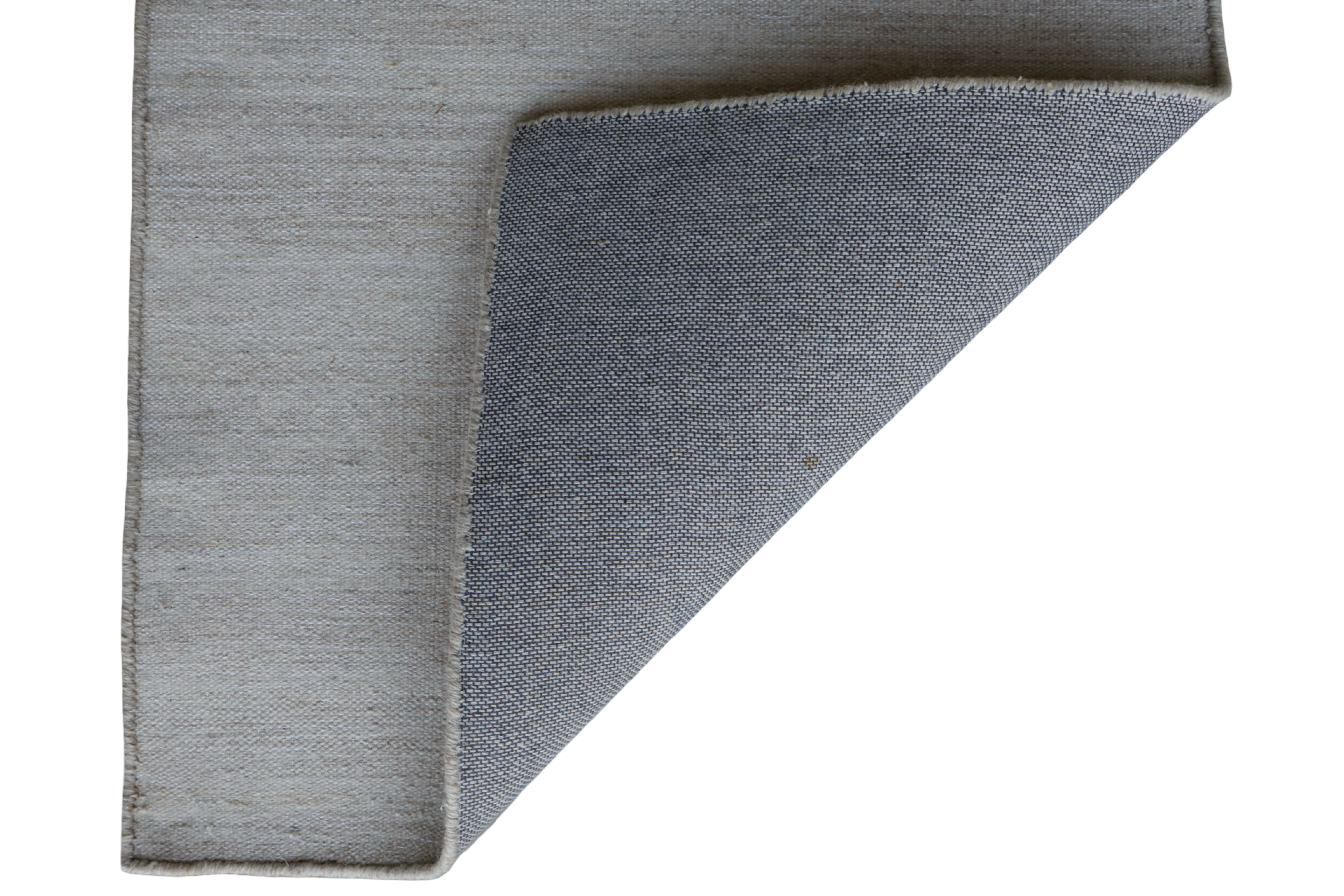 Silver Flat Weave Rug