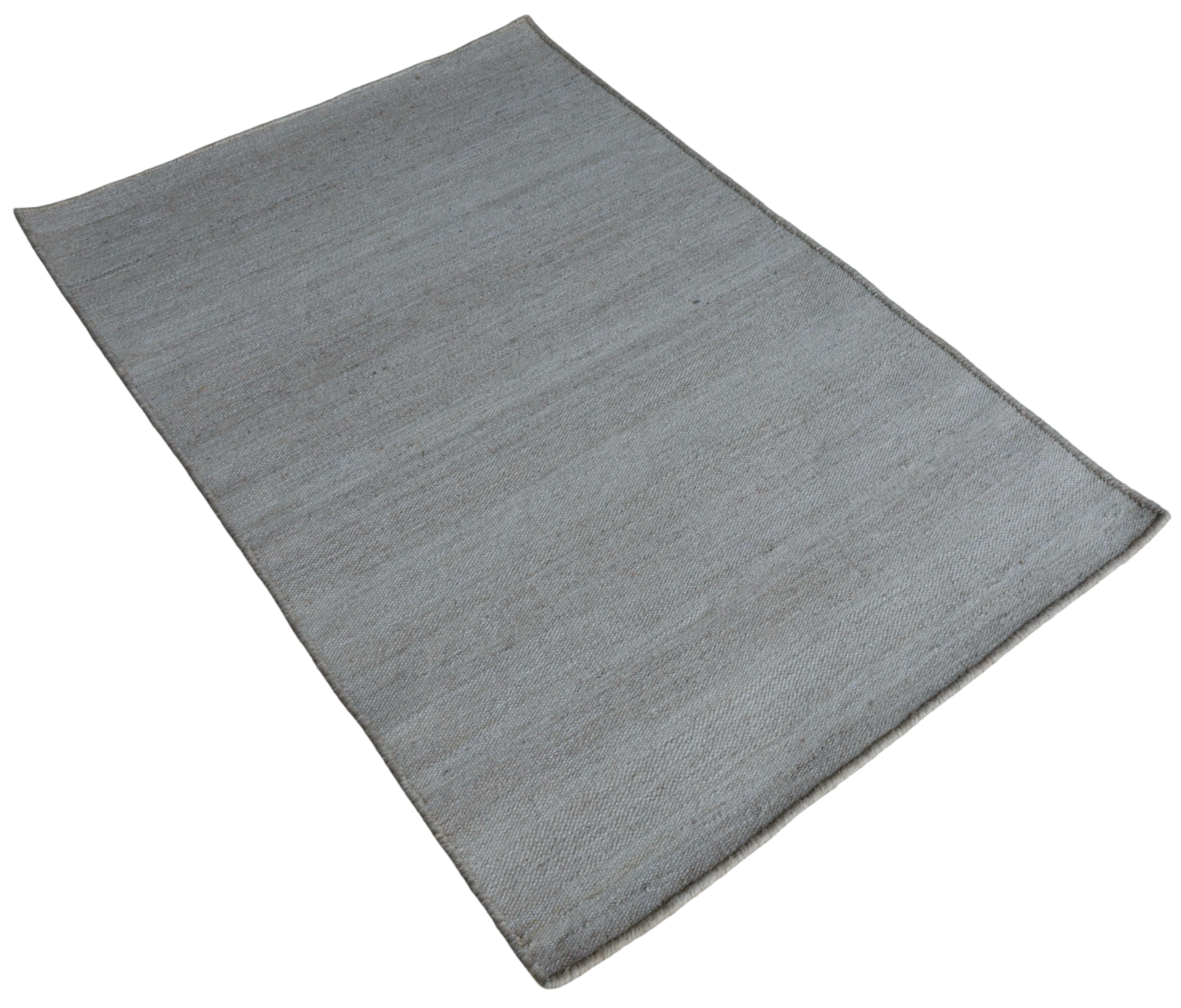 Silver Flat Weave Rug