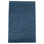 Blue Chain Pattern Flat Weave Rug
