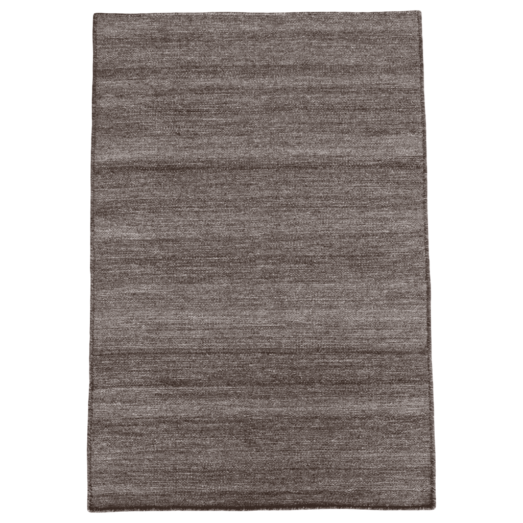 Brown Flat Weave Rug
