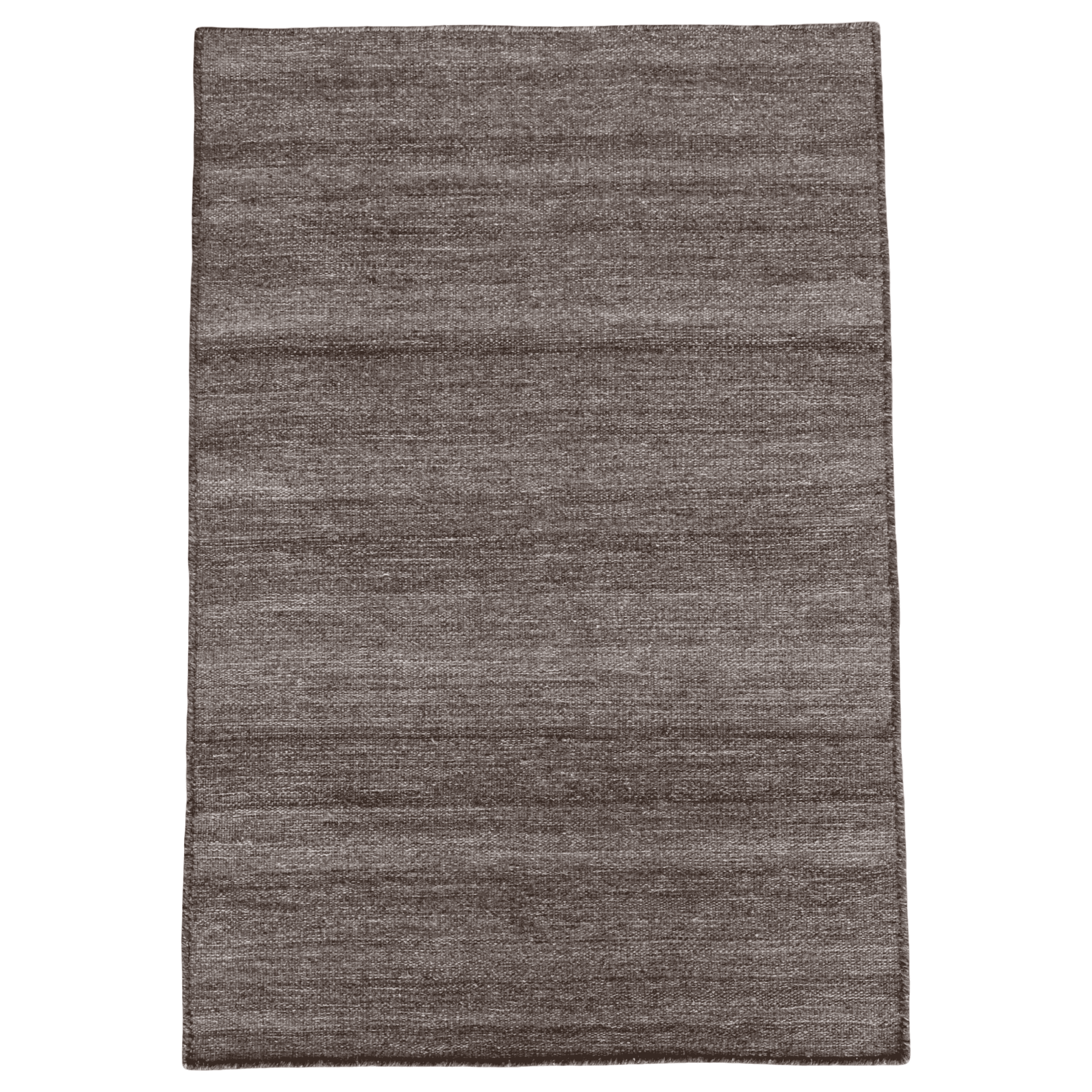 Brown Flat Weave Rug