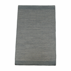 Space Grey Honeycomb Pattern Flat Weave Rug