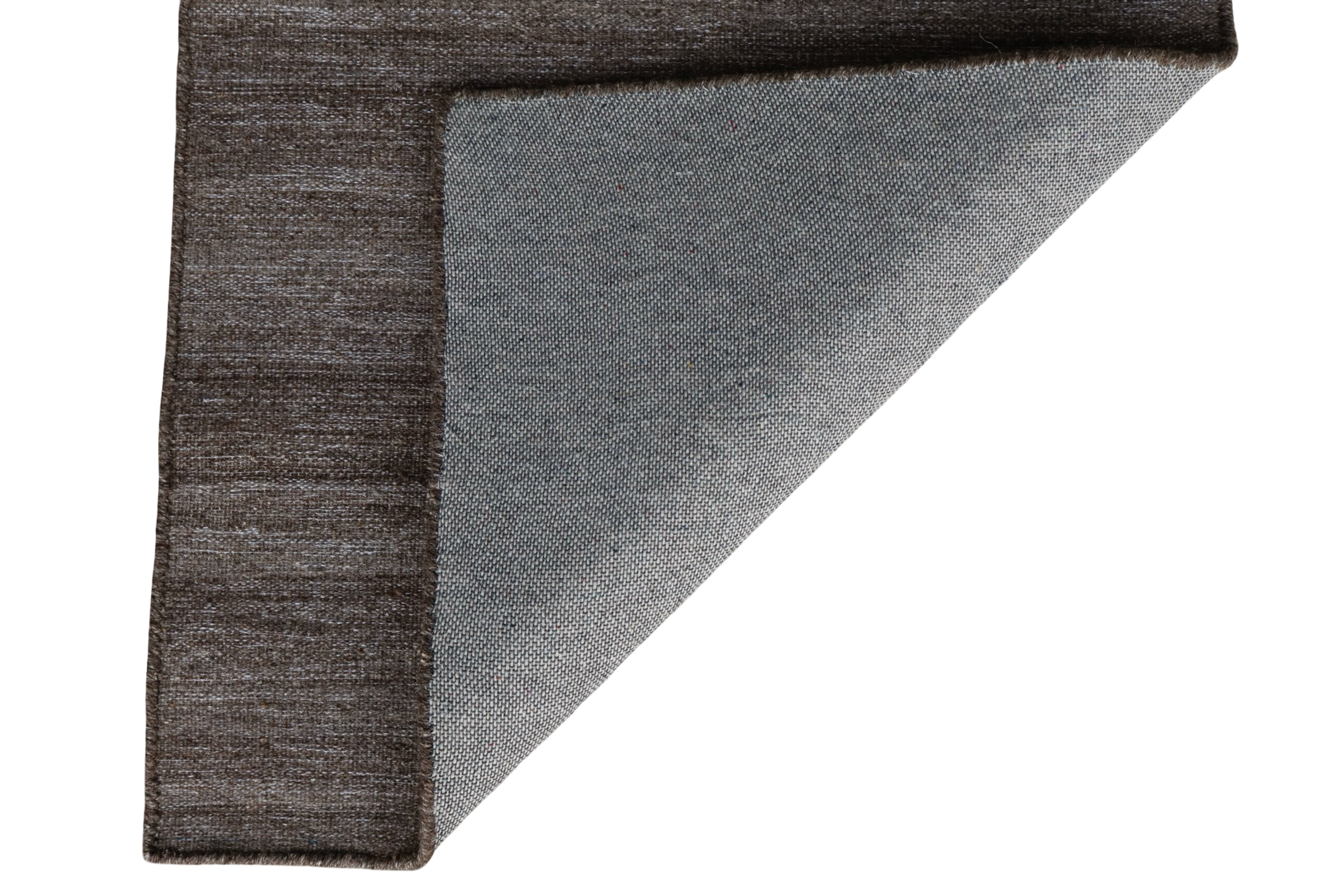 Brown Flat Weave Rug