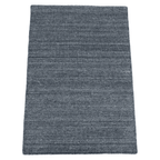 Grey Hand Woven Loom Durry Flat Weave Rug