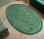 Infinite Green Handtufted Rug