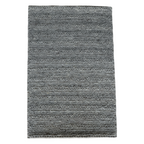 Grey With Chain Pattern Flat Weave Rug