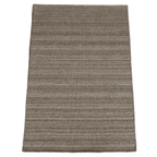 Light Brown Hand Woven Loom Durry Flat Weave Rug