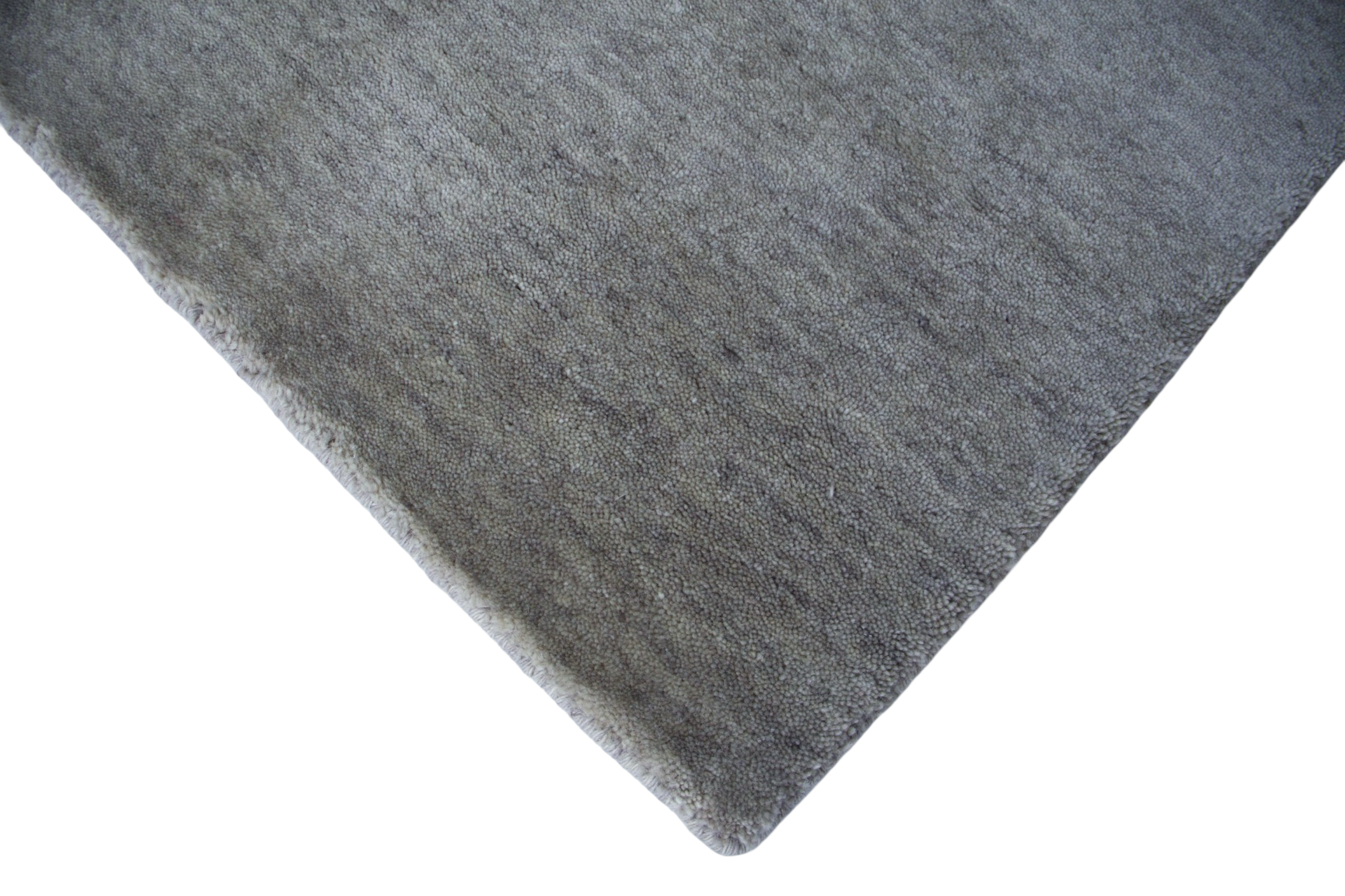 Natural Grey Handloom Woollen Rug