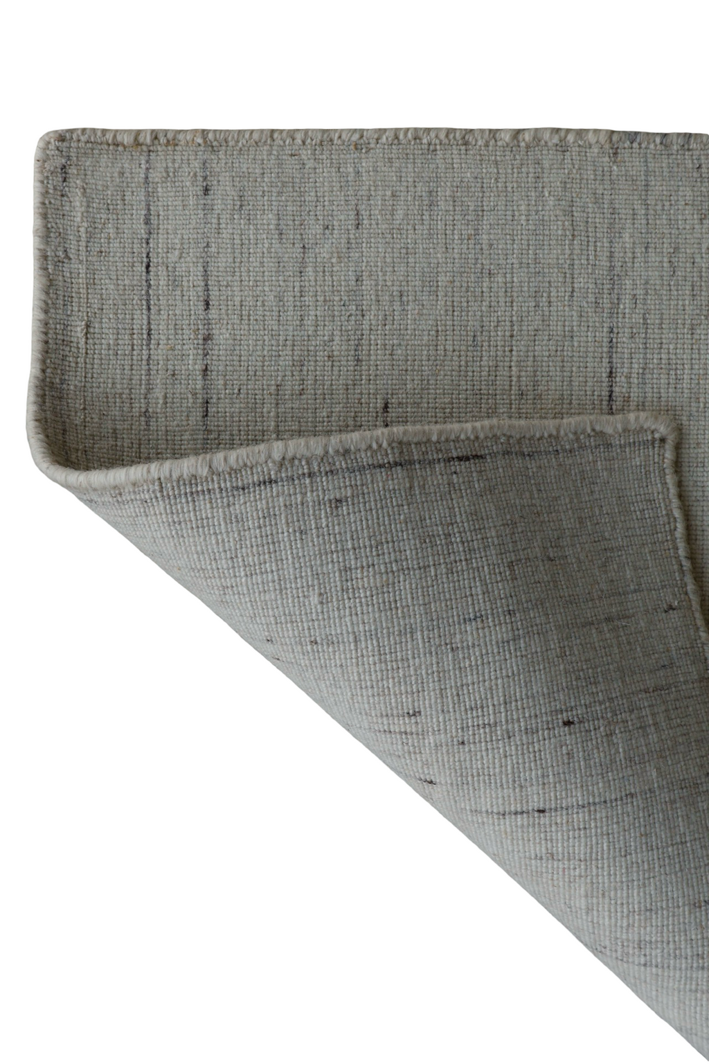 Natural White Hand Woven Loom Durry Flat Weave Rug