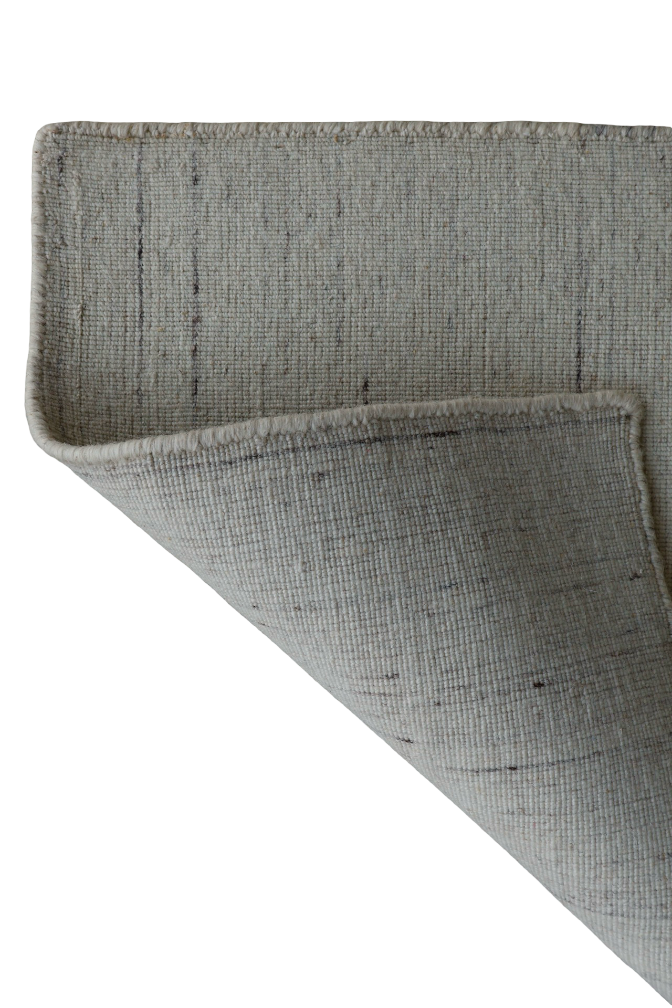 Natural White Hand Woven Loom Durry Flat Weave Rug