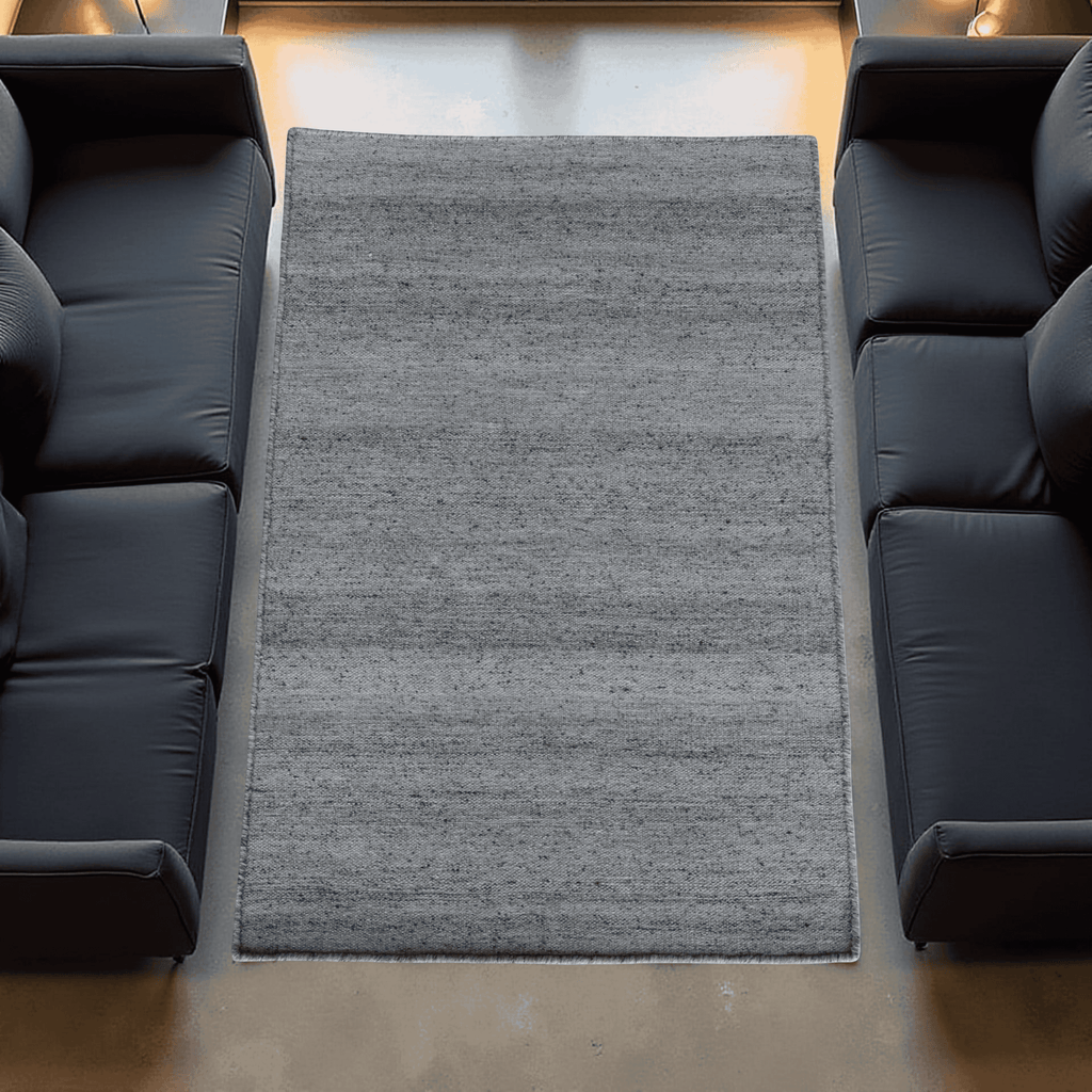 Natural Light Brown Flat Weave Rug