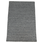 Graphite Hand Woven Loom Durry Flat Weave Rug