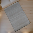 Silver Flat Weave Rug