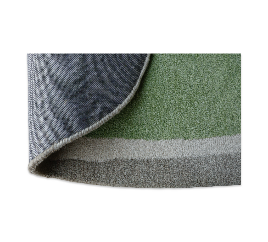 Green Arena Handtufted Rug
