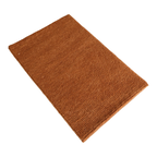 Orange Flat Weave Rug With Unique Texture On The Surface