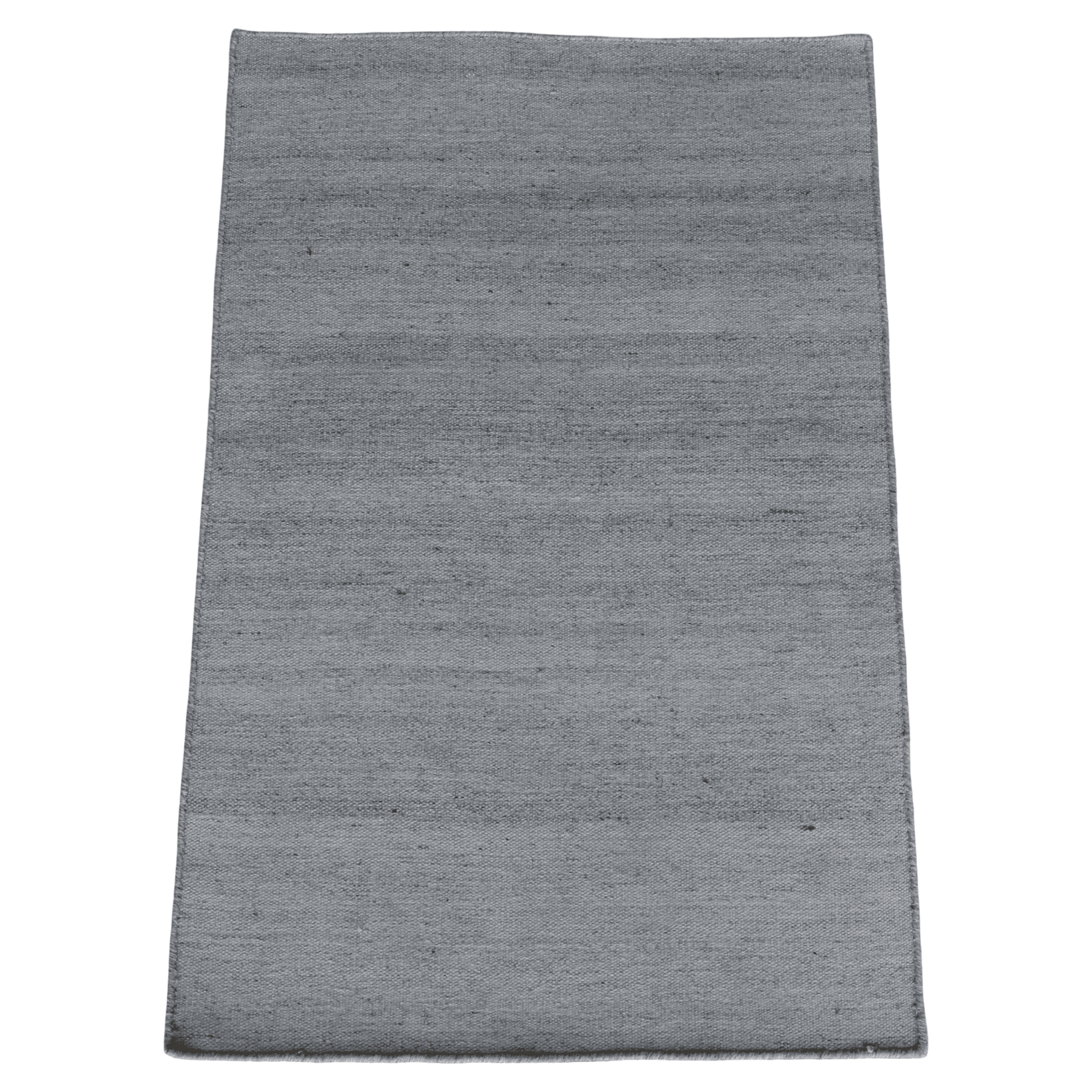 Natural Light Grey Brown Flat Weave Rug