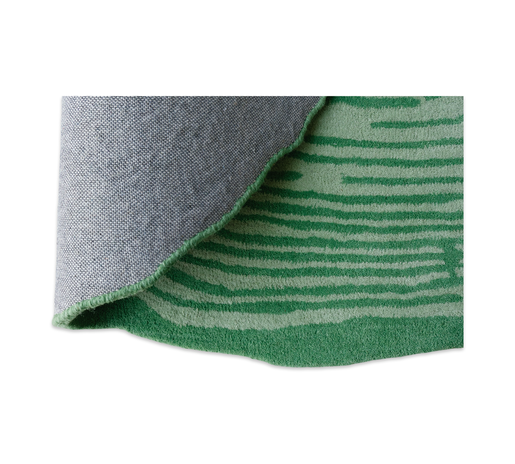 Infinite Green Handtufted Rug