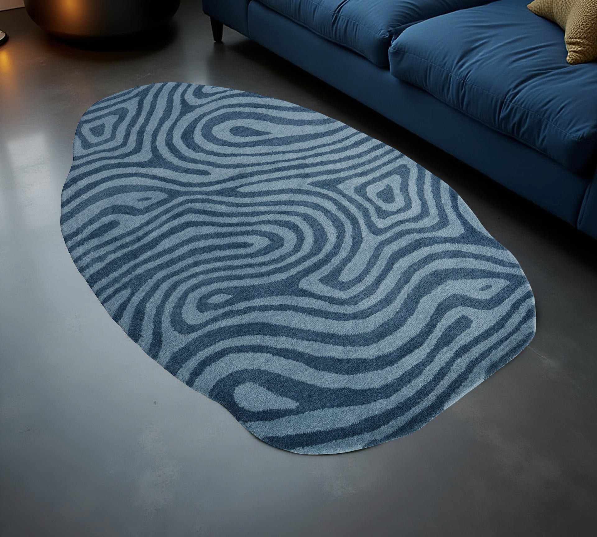 Ocean Tide Handtufted Rug