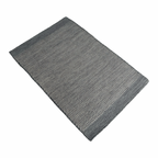 Grey Honeycomb Pattern Flat Weave Rug