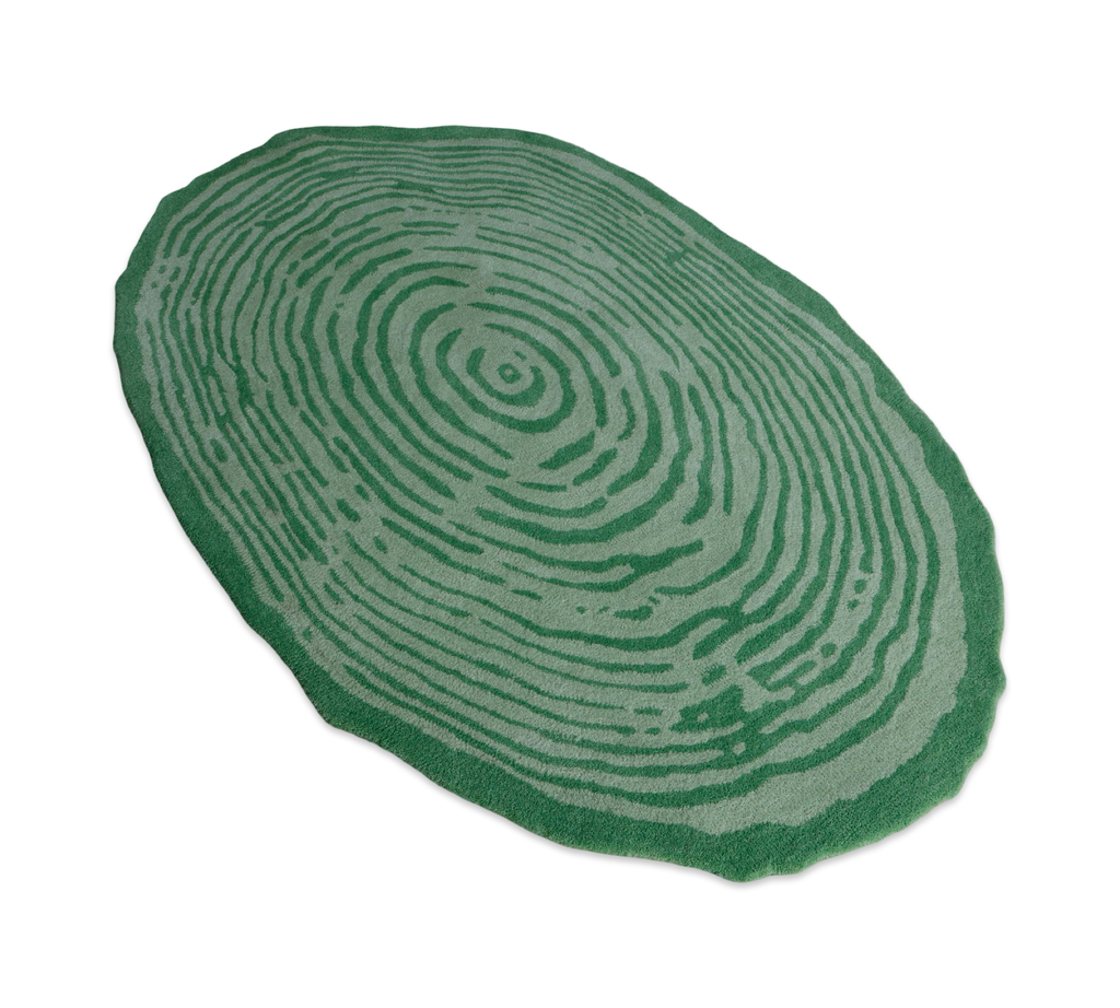 Infinite Green Handtufted Rug