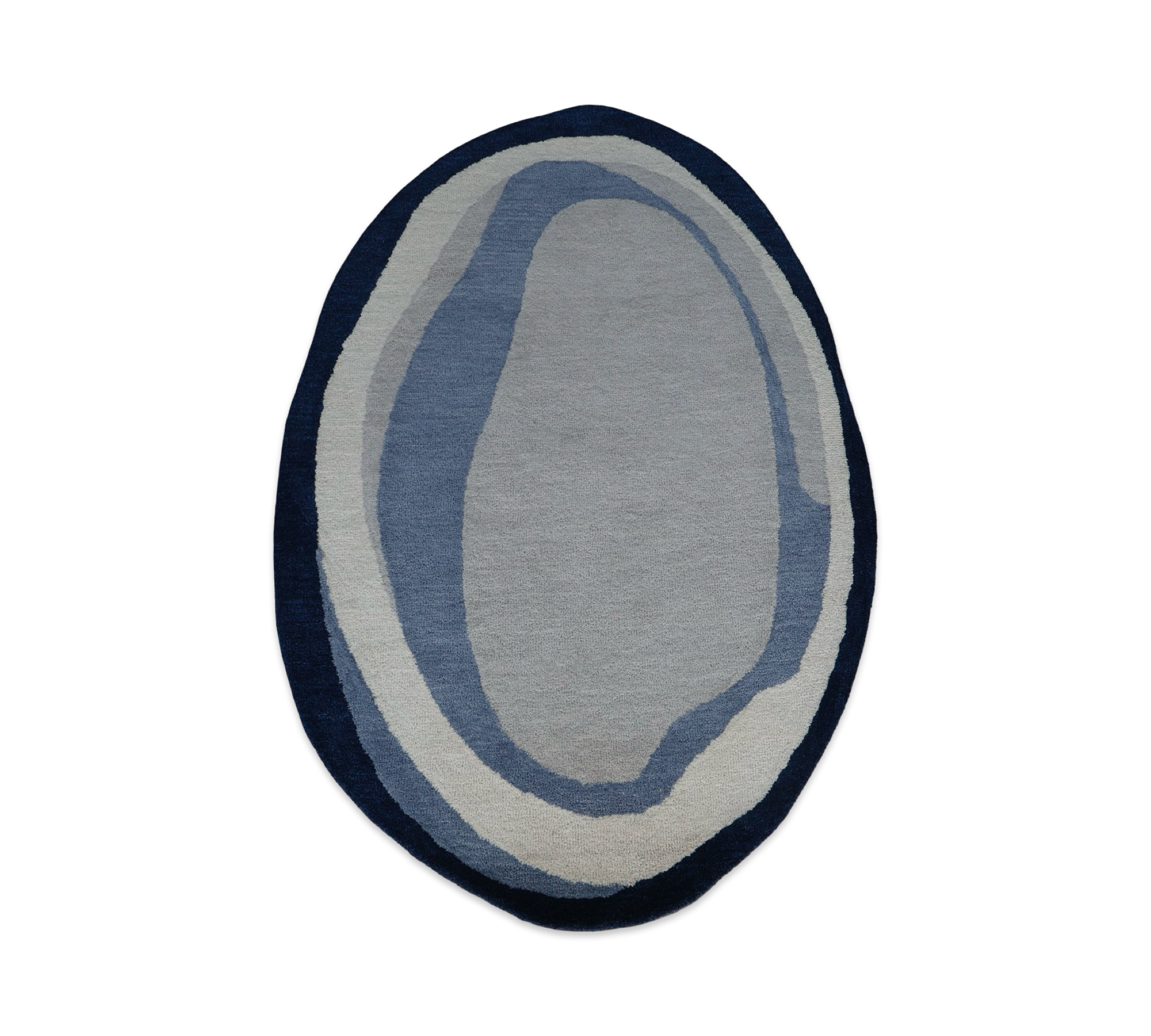 Blue Infinite Handtufted Rug